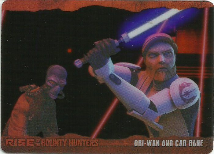 Star Wars The Clone Wars RISE OF THE BOUNTY HUNTERS  Complete Card Set 