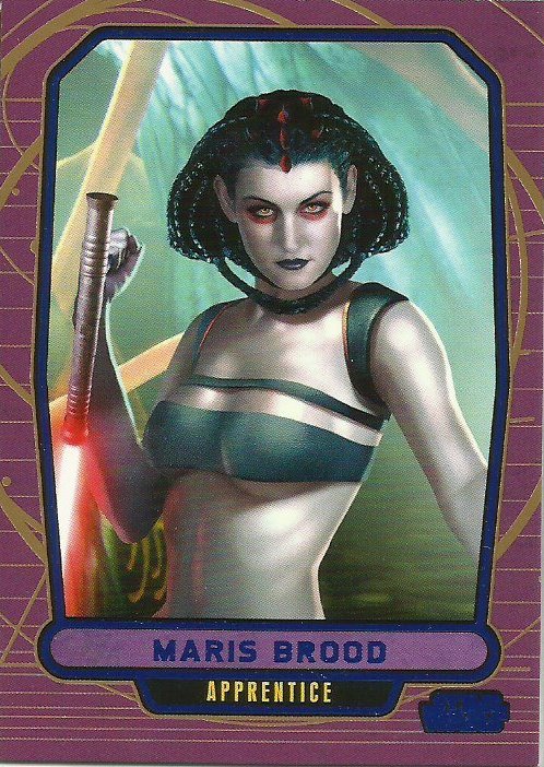 Star Wars Galactic Files Blue Foil #195 Maris Brood.