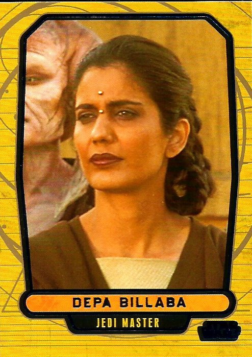 Star Wars Galactic Files 2 Base Card #394 Depa Billaba 