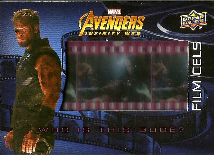 Avengers Infinity War Film Cels Fc2 Who Is This Dude Card